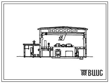 Типовой проект 904-1-34 Автоматизированная отдельно стоящая компрессорная станция 4К-350А, производительностью 1400 м?/мин воздуха.