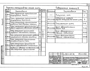 Альбом 8  Щит автоматики. Задание заводу-изготовителю
