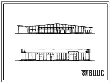 Типовой проект 813-2-20.86 Хранилище продовольственной капусты (с охлаждением) из легких металлических конструкций вместимостью 500 т единовременного хранения