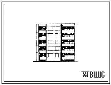 Типовой проект 88-021/1 Пятиэтажная торцовая блок-секция на 15 квартир (левая) (однокомнатных 1Б — 5, двухкомнатных 2Б — 5, трехкомнатных 3Б — 5). Для строительства во IIВ климатическом подрайоне Белорусской ССР.