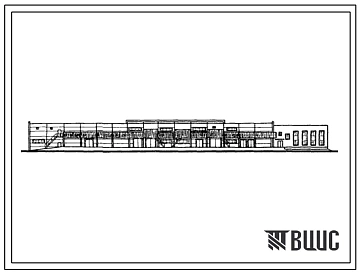Типовой проект 701-3-22.83 Главный и административно-бытовой корпус центральной торговой базы ОРСа для поселка лесозаготовительного предприятия на 3,5 тыс. жителей