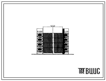 165-011с/1 Четырехэтажная блок-секция рядовая с торцевыми окончаниями на 16 квартир (однокомнатных 1Б-8, двухкомнатных 2Б-8). Для строительства в 4А климатическом подрайоне Таджикской ССР сейсмичностью 9 баллов на непросадочных грунтах (с вариантом – на г