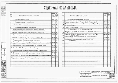 Альбом 1 Архитектурно-строительная, технологическая, санитарно-техническая части