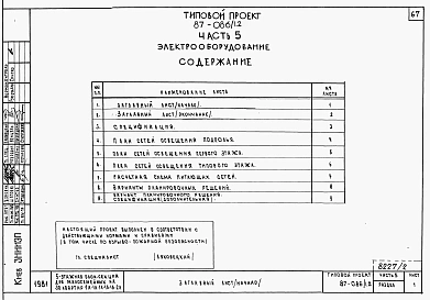 Альбом 2 Части 1.85, 2,3,4,5,6 Архитектурно-строительные чертежи, отопление и вентиляция, водоснабжение и канализация, газоснабжение, электрооборудование, устройства связи выше отм.0.000
