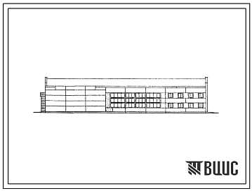 Типовой проект 816-1-73с.85 Центральная ремонтная мастерская в блоке с гаражом для хозяйств с парком на 25 тракторов. Для строительства в районах сейсмичностью 7 и 8 баллов