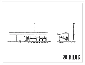 Типовой проект 903-1-31 Котельная с 6 водогрейными котлами «Энергия-6» поверхностью нагрева по 52,7 м2. Топливо-дрова и крупнокусковые отходы.