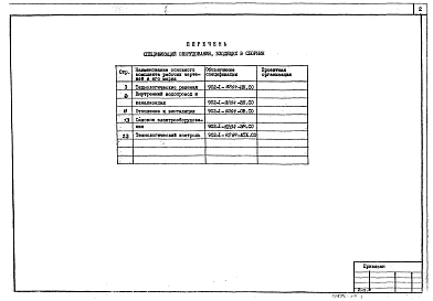 Альбом 7 Спецификации оборудования. (из тп 902-1-92.84).          