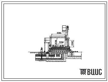 Типовой проект 406-9-246 Печь термическая с выкатным подом размерами 1,6х3,0 м на газе с отводом продуктов сгорания в боров
