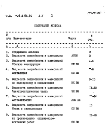 Альбом 5 Ведомости потребности в материалах