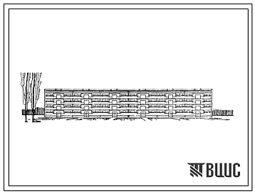 Типовой проект 114-77-1СП Четырехэтажный шестисекционный дом на 48 квартир (двухкомнатных-24, трехкомнатных-24). Для строительства в 4 строительно-климатической зоне, в районах с сейсмичностью 8 баллов, на просадочных грунтах 2 типа.