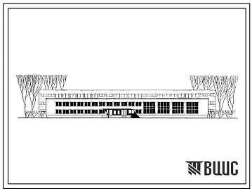 Типовой проект 2С-02-14п Универсальное здание общеобразовательной школы на 24 классных помещения (960-1000 учащихся) Каркасно-панельной конструкции.Для строительства во II и III строительно-климатических зонах, на лесовидных грунтах II типа просадочност