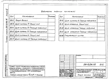 Альбом 4 Задание заводу - изготовителю на изготовление щитов