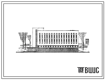 Типовой проект 602-50 Здание АТС на 10000 номеров с узловым оборудованием и административными службами