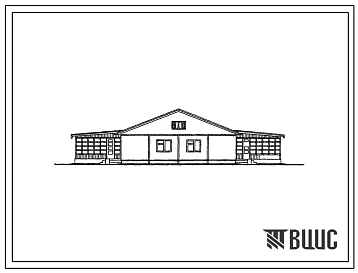 Типовой проект 181-57-2 1-этажный 2-квартирный панельный жилой дом с 5-комнатными квартирами для строительства в 1 строительно-климатической зоне.