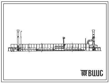 Типовой проект 409-21-43 Конвейерная роликовая печь для обжига изделий культурно-бытового назначения из керамики.