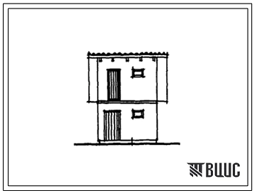 Типовой проект 194-16-35/1 Хозяйственные постройки для содержания скота и птицы. Тип 2 – со средним набором помещений. Для строительства в 1В климатическом подрайоне и 2климатическом районе
