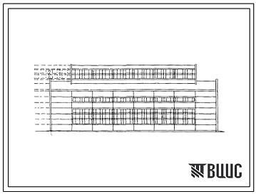 Типовой проект 501-136 Цехи малого периодического ремонта и профилактического осмотра длиной 48м для обслуживания электровозов и тепловозов.