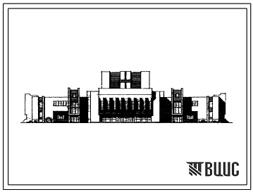 Типовой проект 265-12-216с Сельский дом культуры со зрительным залом на 600 мест.
