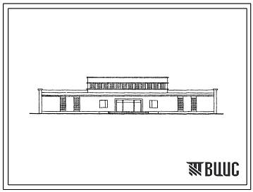 Типовой проект 506-20/68 Здание для двух тренажеров КТС-Ил-18 и КТС-Ан-24 или КТС-Ту-134.