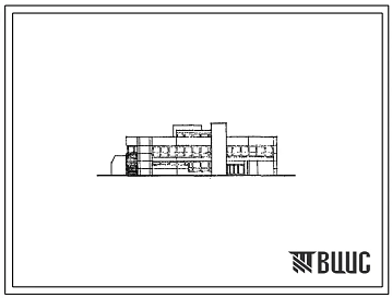 Типовой проект 272-23-9 Комплексное предприятие общественного питания на 430 мест, работающее на полуфабрикатах. Для строительства в 1В климатическом подрайоне, 2 и 3 климатических районов
