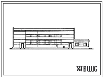 Типовой проект 411-2-101 Установка по производству технологической щепы УПЩ-6А мощностью 10 000 м? в год. Здание с применением клееных деревянных конструкций.