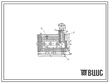 Проект 11464.06 Печь нагревательная камерная размерами пода 1,624х2,088 м на газе и мазуте