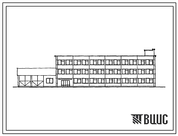 Типовой проект 503-158 Гараж на 150 грузовых автомобилей с закрытой стоянкой