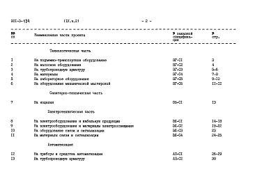Альбом 4 Часть 1 Заказные спецификации. Блок медленных фильтров (из т.п. 901-3-134). Часть 2 Блок служебных помещений с насосной станцией II-подъема.