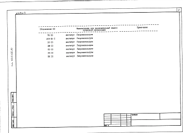 Альбом 5 Спецификация оборудования
