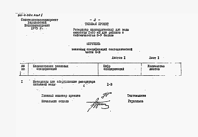 Альбом 2 Заказные спецификации.     