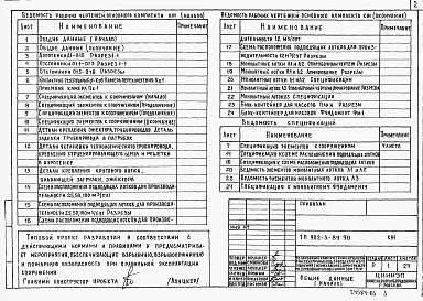 Альбом 3 Конструкции железобетонные (из Т.П. 902-3-89.90)     