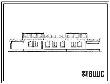 Типовой проект 188-149-18сп.13.87 1-этажный 2-квартирный жилой дом с 4-комнатными квартирами со стенами из монолитного керамзитобетона. Для строительства в Узбекской ССР.