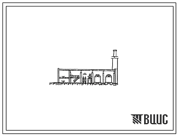 Типовой проект 903-1-51  Котельная с двумя котлами ДКВР-4-13 (закрытого типа). Топливо  мазут. Теплоноситель  вода и пар.