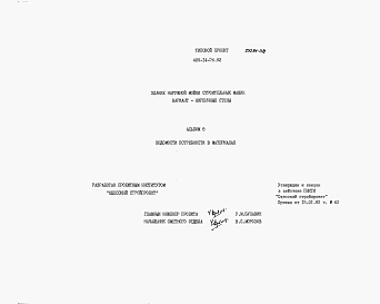 Альбом 8 Ведомости потребности в материалах