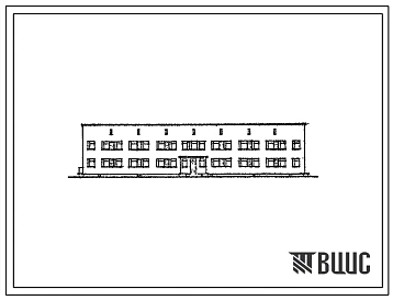 Типовой проект ХФ-79.81.Т (08-22-КК) Медпункт на 20/60 мест/посещений с внутренними каркасом и стеми из кирпича
