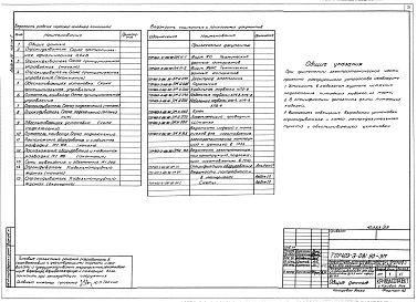 Альбом 26 Разгрузочное устройство с опрокидывателем  для двух вагонеток ВГ4,5 или одной ВГ9,0. Часть 2 Силовое электрооборудование. Связь и сигнализация. Конструкции металлические