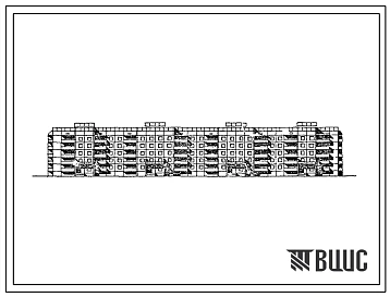 Типовой проект 111-101-18 Четырехсекционный 5-этажный крупнопанельный жилой дом на 76 квартир