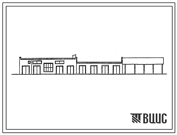 Типовой проект 416-7-235.86 Блок ремонтно-механических мастерских на 50 условных ремонтов в год с гаражом на 8 автомашин и навесом на 8 тракторов