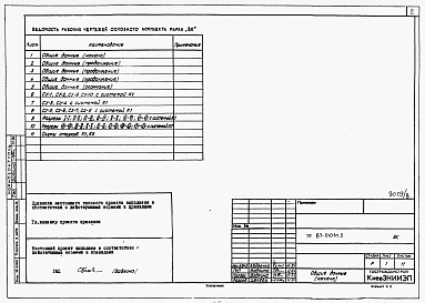 Альбом 8 Часть 9-1 раздел 9.4-1 Санитарно-технические узлы и детали для вариантов внутренней канализации и водостоков с применением пластмассовых труб  