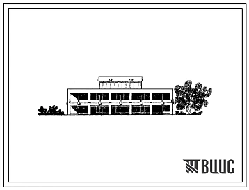 Типовой проект 274-21-20 Блок ресторан-столовая на 176 мест (в том числе 40 мест сезонных) для общественного центра поселка на 3500 жителей. Для строительства в IVВ и IVГ климатических подрайонах, III климатическом районе.