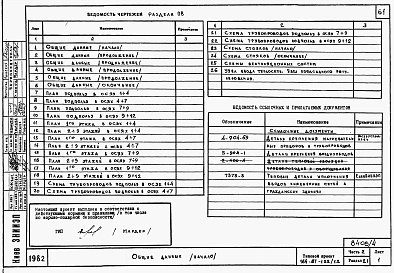 Альбом 4 Части 1.85, 2,3,5,6 Архитектурно- строительные чертежи выше отм.0.000 Жилой блок