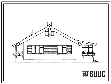 Типовой проект 184-16-31/1 Одноэтажный одноквартирный трехкомнатный жилой дом для индивидуальных застройщиков.