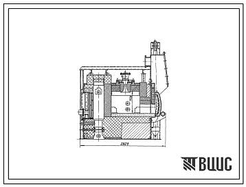 Типовой проект 406-9-308.86 Печь нагревательная камерная размерами пода 1,04х0,93 м на газе низкого давления с отводом дыма в боров