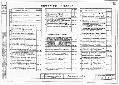 Альбом 1 Технологическая часть, нестандартизированное оборудование, отопление и вентиляция, внутренний водопровод и канализация