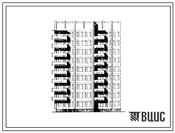 Типовой проект 135-0116/1 Блок-секция девятиэтажная 36-квартирная торцовая левая (однокомнатных 1Б — 9, двухкомнатных 2А — 1, 2Б — 9, трехкомнатных 3А — 9, 3Б — 8). Для строительства в Iвклиматическом подрайоне, в северных районах Тюменской области.