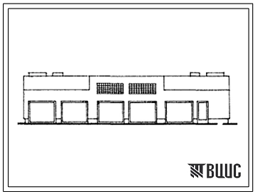 Типовой проект 503-2-22.13.86 Гараж для индивидуальных автомобилей на 27 машин (для строительства в Эстонской ССР)