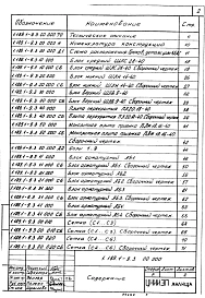 Выпуск 3 Конструкции шахт лифтов грузоподъемностью 400 кг с противовесом сзади кабины (номинальные внутренние размеры шахт 1730-1580 мм) для зданий высотой до 10 этажей. Рабочие чертежи