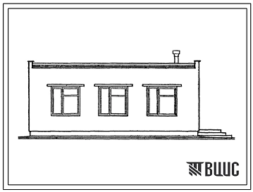 Типовой проект 416-4-7 Служебно-техническое задание для работников открытых складов грузовых дворов при грузообороте до 20-60 вагонов в сутки.