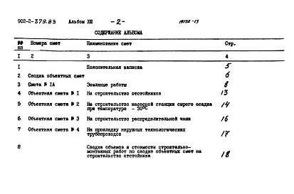 Альбом 13 Сметы  (в ценах 1984 г)