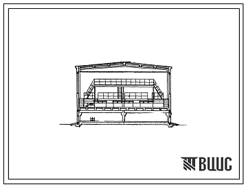 Типовой проект 411-2-37/70 Двухрамный лесопильный цех годовой производительностью по распилу сырья 115-130 тыс.м3.